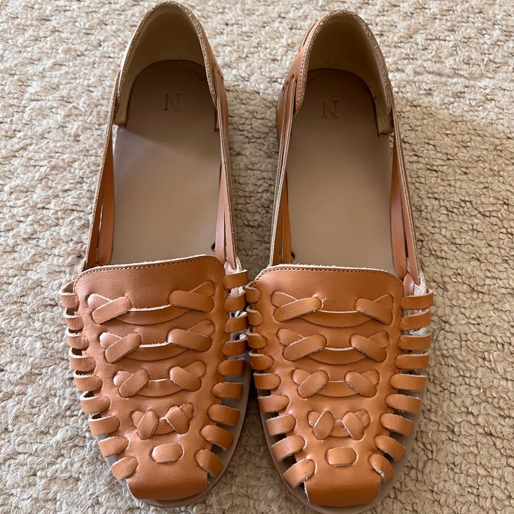 Nisolo Women's Huarache Sandal Almond